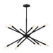 Visual Comfort Studio Canada - 12 Light Chandelier - Eastyn - Midnight Black- Union Lighting Luminaires Decor