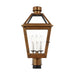 Visual Comfort Studio Canada - Three Light Post Mount - Hyannis - Natural Copper- Union Lighting Luminaires Decor