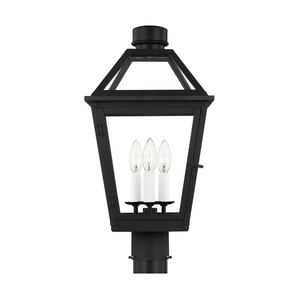 Visual Comfort Studio Canada - Three Light Post Mount - Hyannis - Textured Black- Union Lighting Luminaires Decor