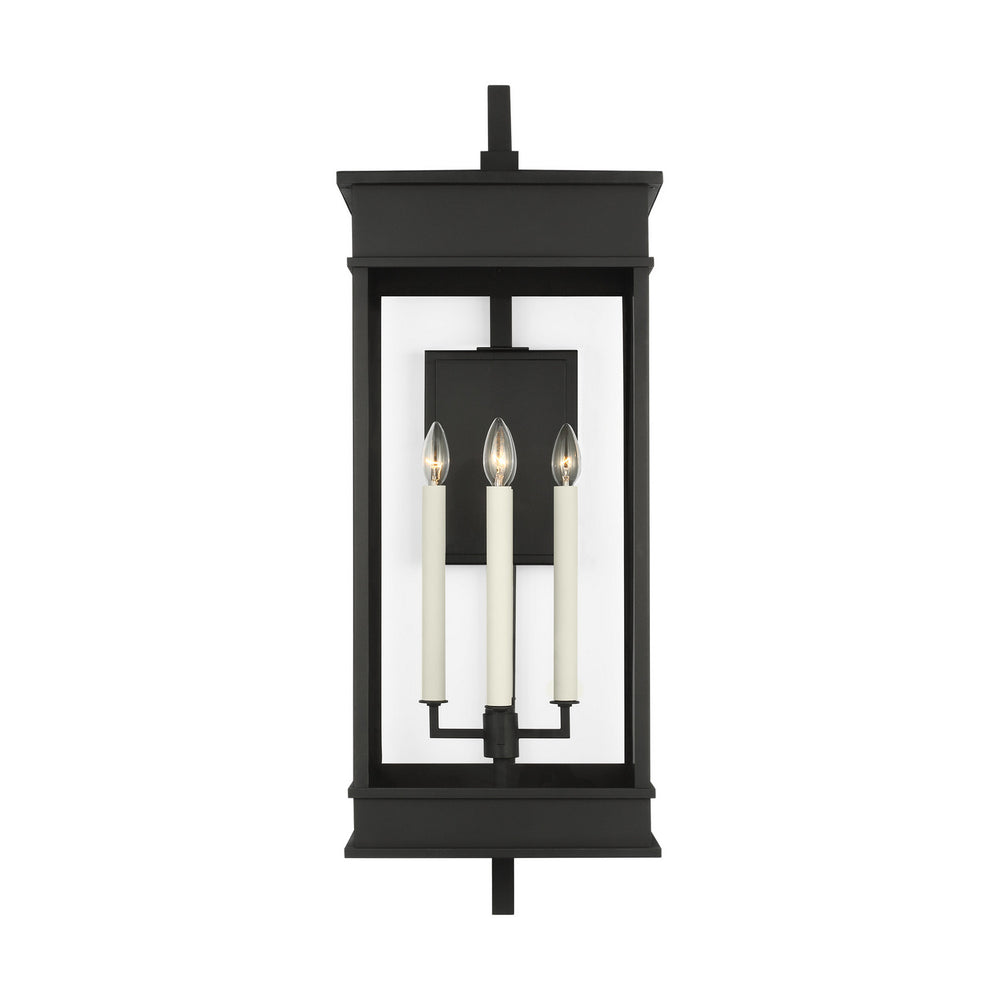 Visual Comfort Studio Canada - Four Light Outdoor Wall Sconce - Cupertino - Textured Black- Union Lighting Luminaires Decor