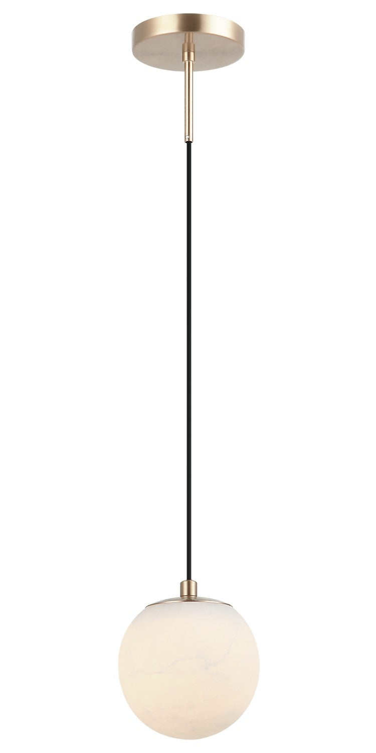 Matteo Canada - LED Pendant - Nikini - Aged Gold Brass- Union Lighting Luminaires Decor