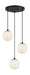 Matteo Canada - LED Pendant - Nikini - Matte Black- Union Lighting Luminaires Decor