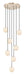 Matteo Canada - LED Pendant - Nikini - Aged Gold Brass- Union Lighting Luminaires Decor