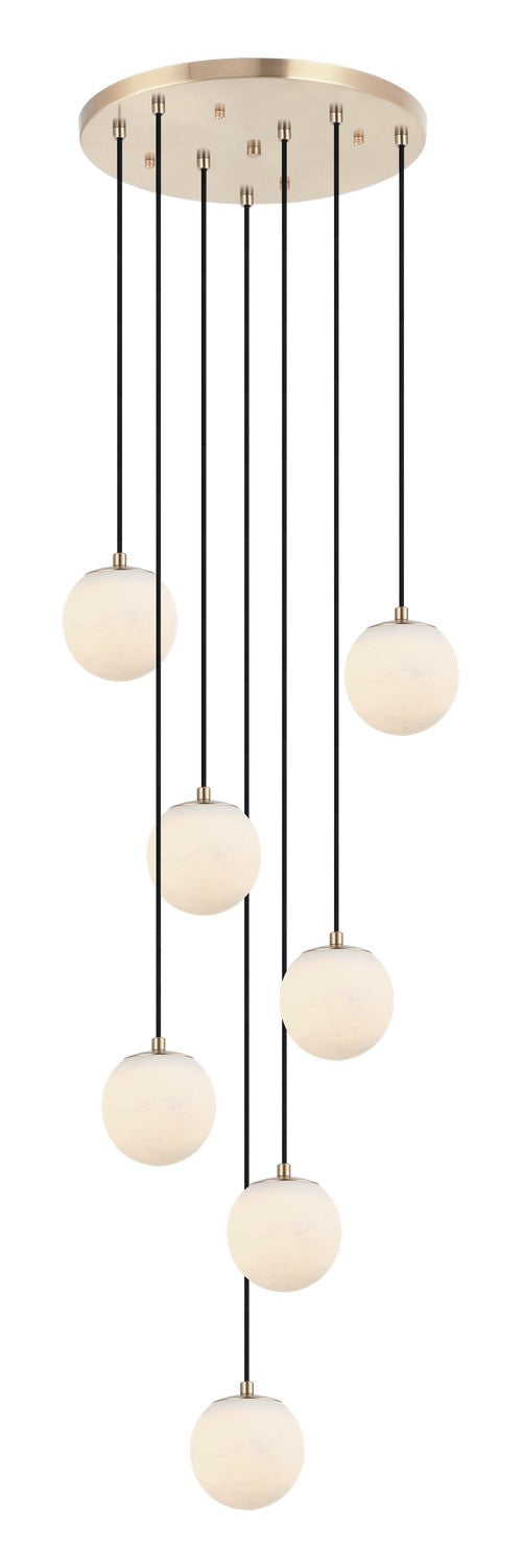Matteo Canada - LED Pendant - Nikini - Aged Gold Brass- Union Lighting Luminaires Decor