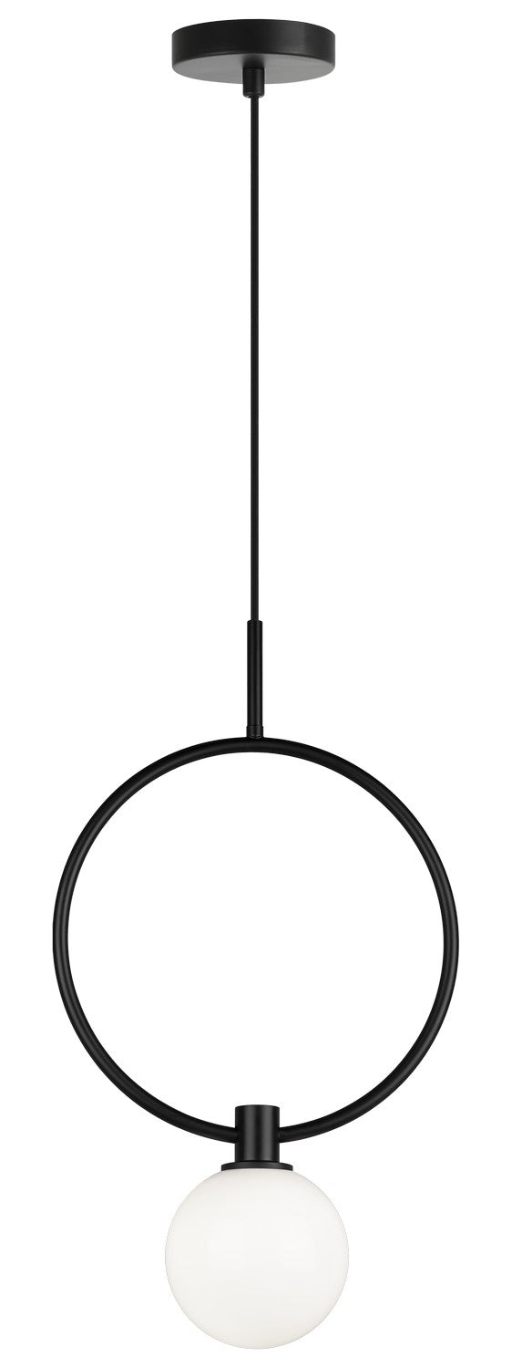 Matteo Canada - One Light Pendant - Averley - Black- Union Lighting Luminaires Decor