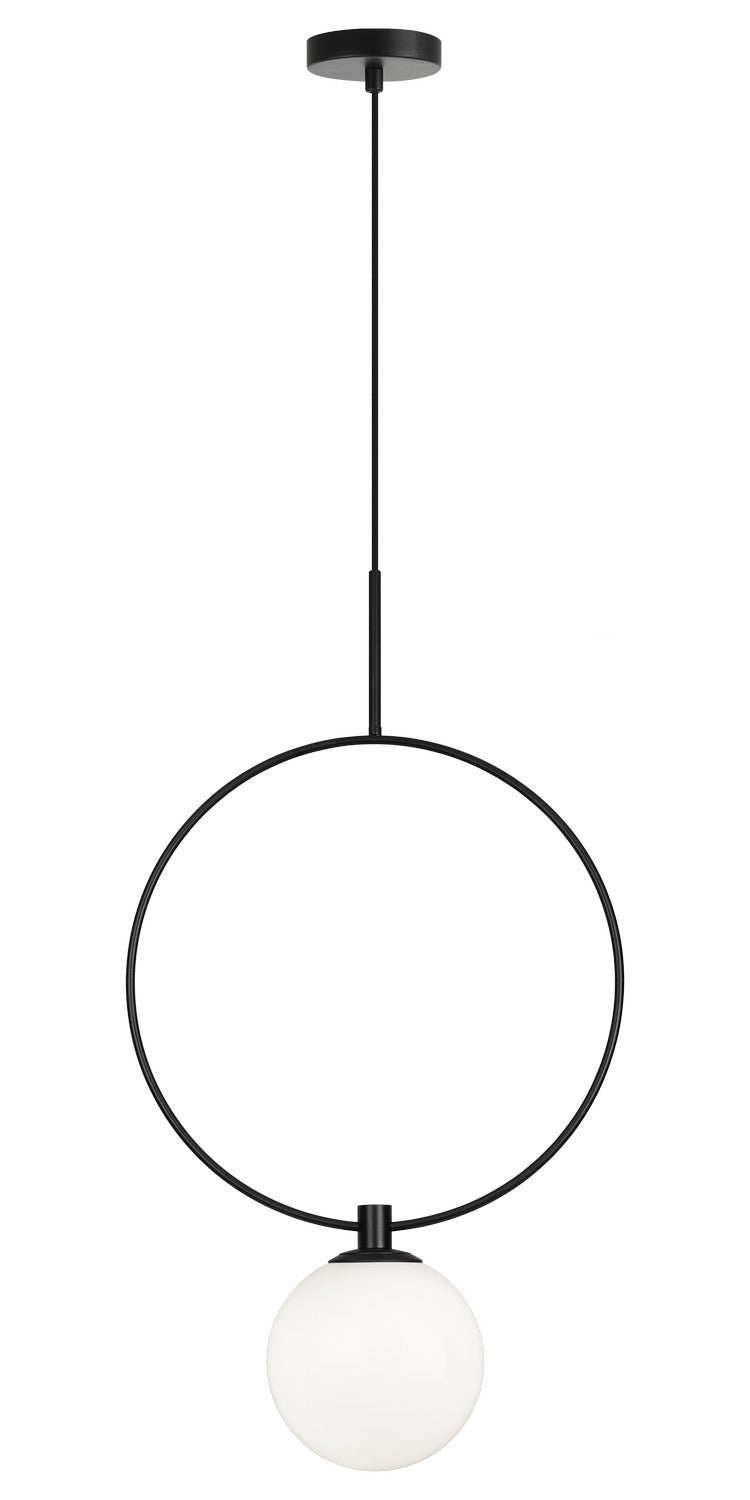 Matteo Canada - One Light Pendant - Averley - Black- Union Lighting Luminaires Decor