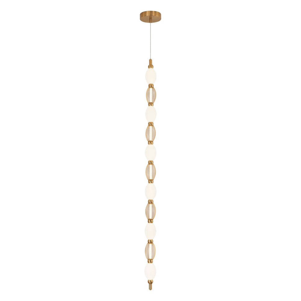 Matteo Canada - LED Pendant - Tentacles - Aged Gold Brass- Union Lighting Luminaires Decor
