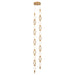 Matteo Canada - LED Pendant - Tentacles - Aged Gold Brass- Union Lighting Luminaires Decor