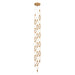 Matteo Canada - LED Pendant - Tentacles - Aged Gold Brass- Union Lighting Luminaires Decor