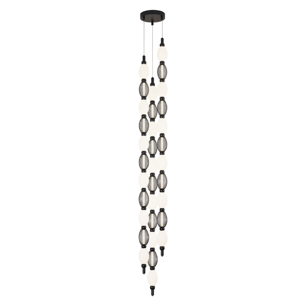 Matteo Canada - LED Pendant - Tentacles - Black- Union Lighting Luminaires Decor