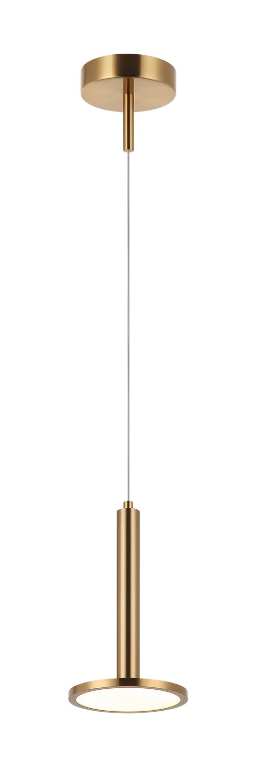 Matteo Canada - LED Pendant - Extraterrestrial - Aged Gold Brass- Union Lighting Luminaires Decor