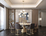 Artcraft Canada - 12 Light Chandelier - Aurelia - Brass- Union Lighting Luminaires Decor