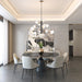Artcraft Canada - 12 Light Chandelier - Aurelia - Black and Brushed Brass- Union Lighting Luminaires Decor