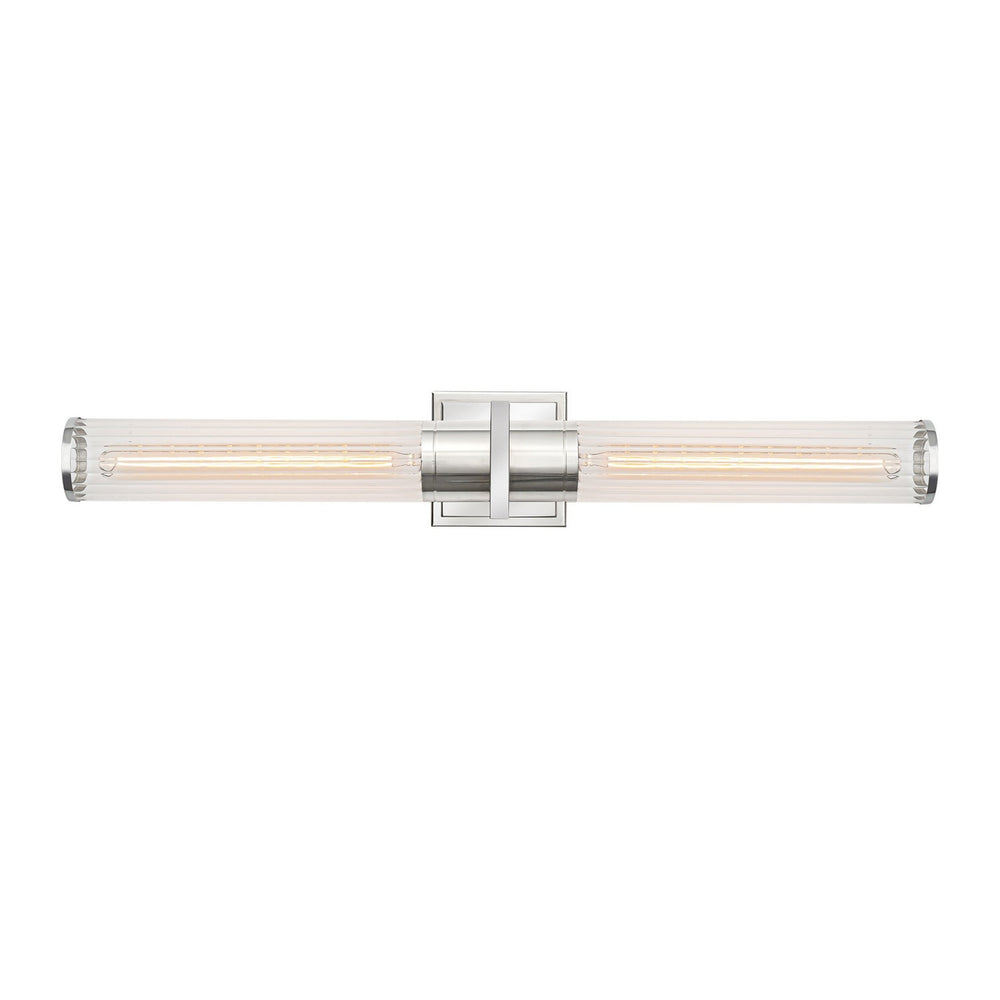 Artcraft Canada - Two Light Bathroom Vanity - Positano - Polished Nickel- Union Lighting Luminaires Decor