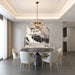 Artcraft Canada - 13 Light Chandelier - Gem - Black and Brushed Brass- Union Lighting Luminaires Decor