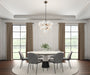 Artcraft Canada - 13 Light Chandelier - Gem - Black and Brushed Brass- Union Lighting Luminaires Decor