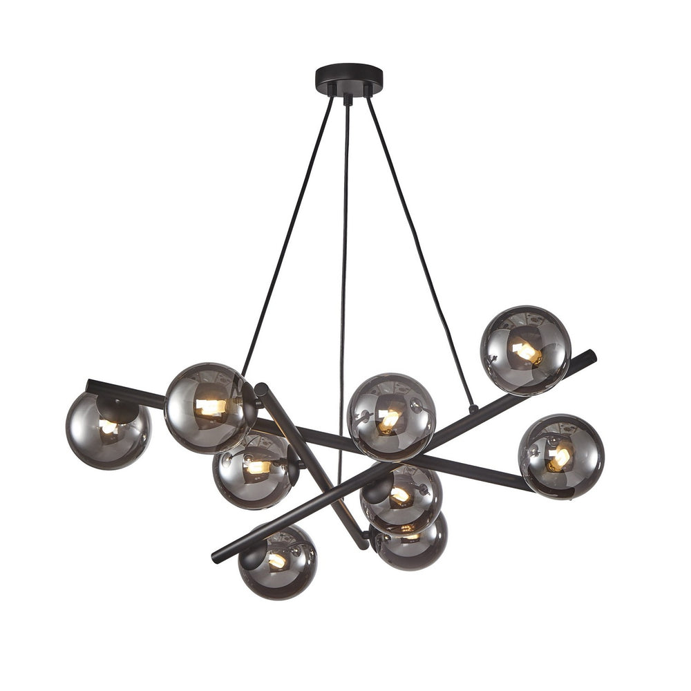 Artcraft Canada - Nine Light Chandelier - Modena - Matte Black- Union Lighting Luminaires Decor