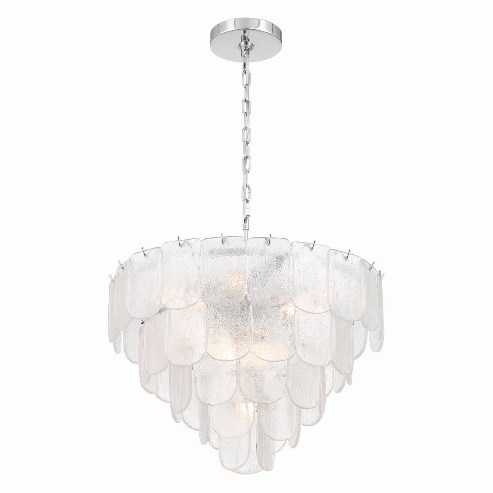Artcraft Canada - 12 Light Chandelier - Bianca - Polished Nickel, Crystalline- Union Lighting Luminaires Decor