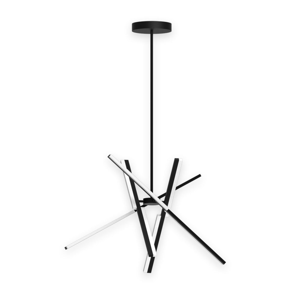 Artcraft Canada - LED Pendant - Stix - Black- Union Lighting Luminaires Decor