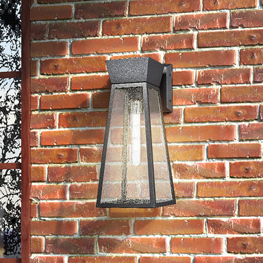 Artcraft Canada - One Light Outdoor Wall Mount - Lucian - Black- Union Lighting Luminaires Decor
