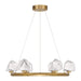Savoy House - LED Chandelier - Castello - Warm Brass- Union Lighting Luminaires Decor