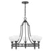 Savoy House - Five Light Chandelier - Allston - Matte Black- Union Lighting Luminaires Decor