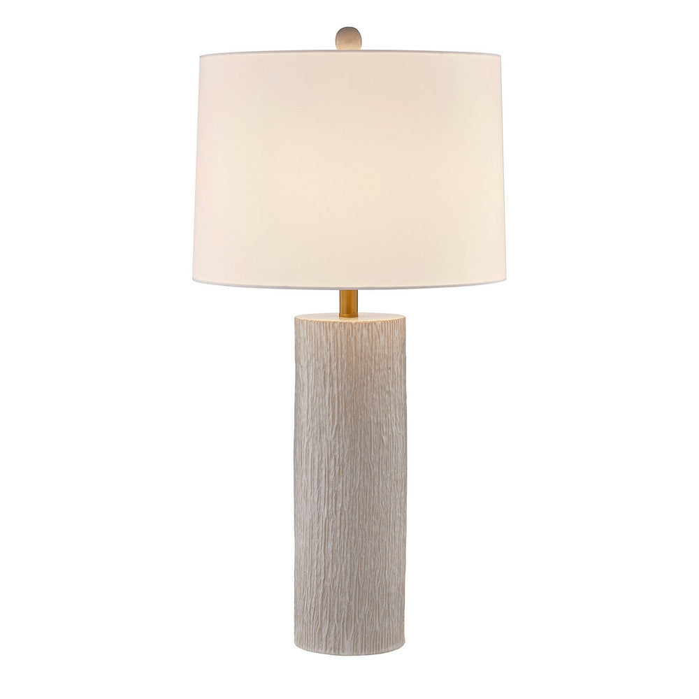 Savoy House - One Light Table Lamp - Amanda - Distressed White- Union Lighting Luminaires Decor