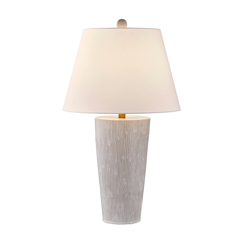Savoy House - One Light Table Lamp - James - Distressed White- Union Lighting Luminaires Decor