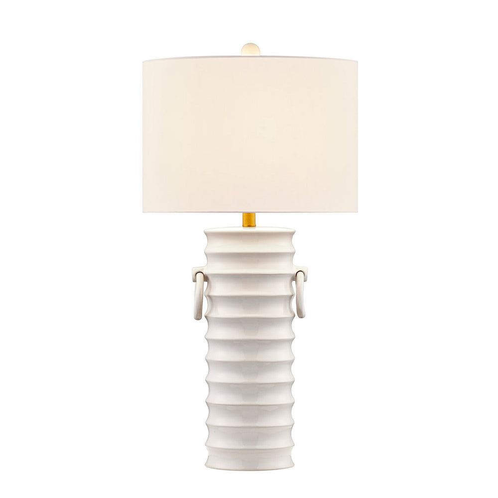 Savoy House - One Light Table Lamp - Cindy - White- Union Lighting Luminaires Decor