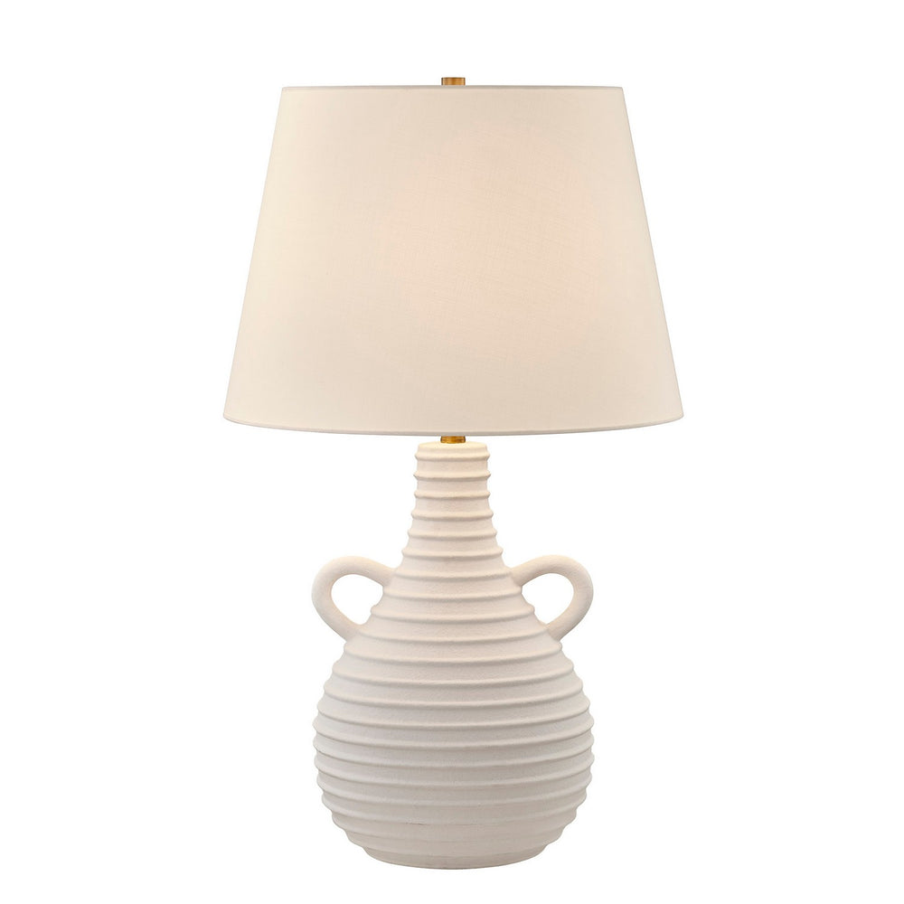 Savoy House - One Light Table Lamp - Adrian - White- Union Lighting Luminaires Decor