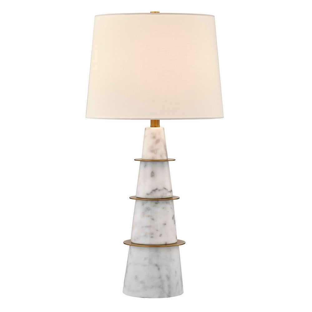 Savoy House - One Light Table Lamp - Duffield - White- Union Lighting Luminaires Decor