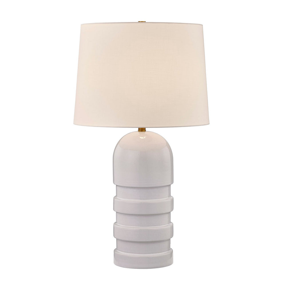 Savoy House - One Light Table Lamp - Wehunt - White- Union Lighting Luminaires Decor