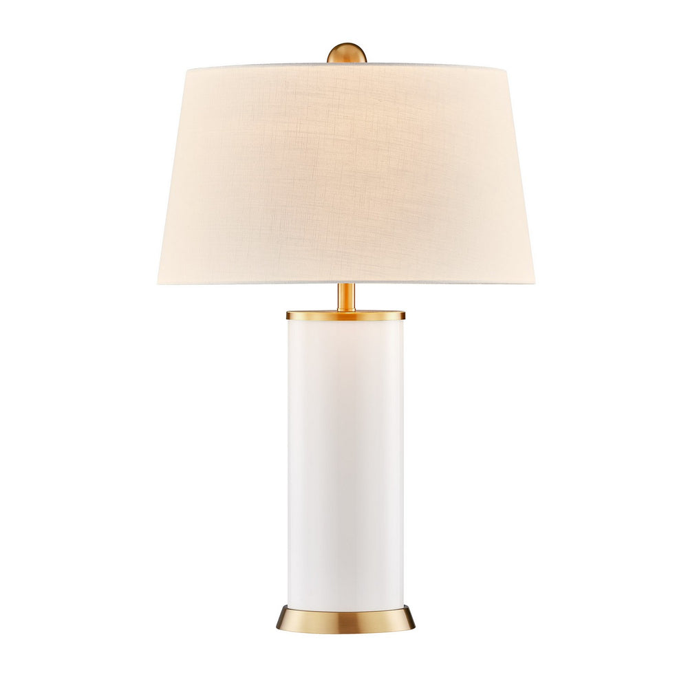 Savoy House - One Light Table Lamp - Melissa - Blanc de Blanc- Union Lighting Luminaires Decor