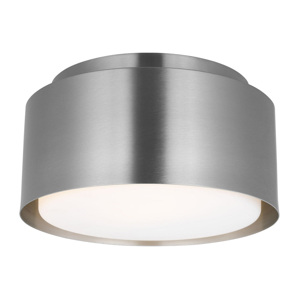 Visual Comfort Studio Canada - One Light Flush Mount - Dartmore - Brushed Nickel- Union Lighting Luminaires Decor