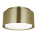 Visual Comfort Studio Canada - One Light Flush Mount - Dartmore - Satin Brass- Union Lighting Luminaires Decor