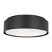 Visual Comfort Studio Canada - Three Light Flush Mount - Dartmore - Midnight Black- Union Lighting Luminaires Decor