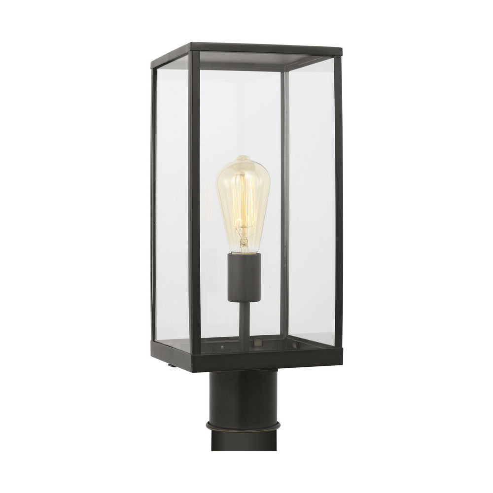 Visual Comfort Studio Canada - One Light Post Lantern - Howell - Antique Bronze- Union Lighting Luminaires Decor
