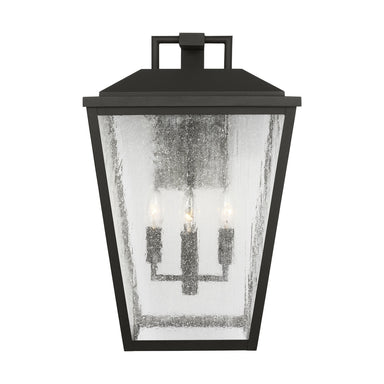 Visual Comfort Studio Canada - Four Light Wall Lantern - Kennewick - Textured Black- Union Lighting Luminaires Decor
