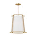 Visual Comfort Studio Canada - Two Light Pendant - Cortes - Satin Brass- Union Lighting Luminaires Decor