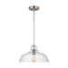 Visual Comfort Studio Canada - One Light Pendant - Payton - Brushed Steel- Union Lighting Luminaires Decor