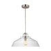 Visual Comfort Studio Canada - One Light Pendant - Payton - Brushed Steel- Union Lighting Luminaires Decor