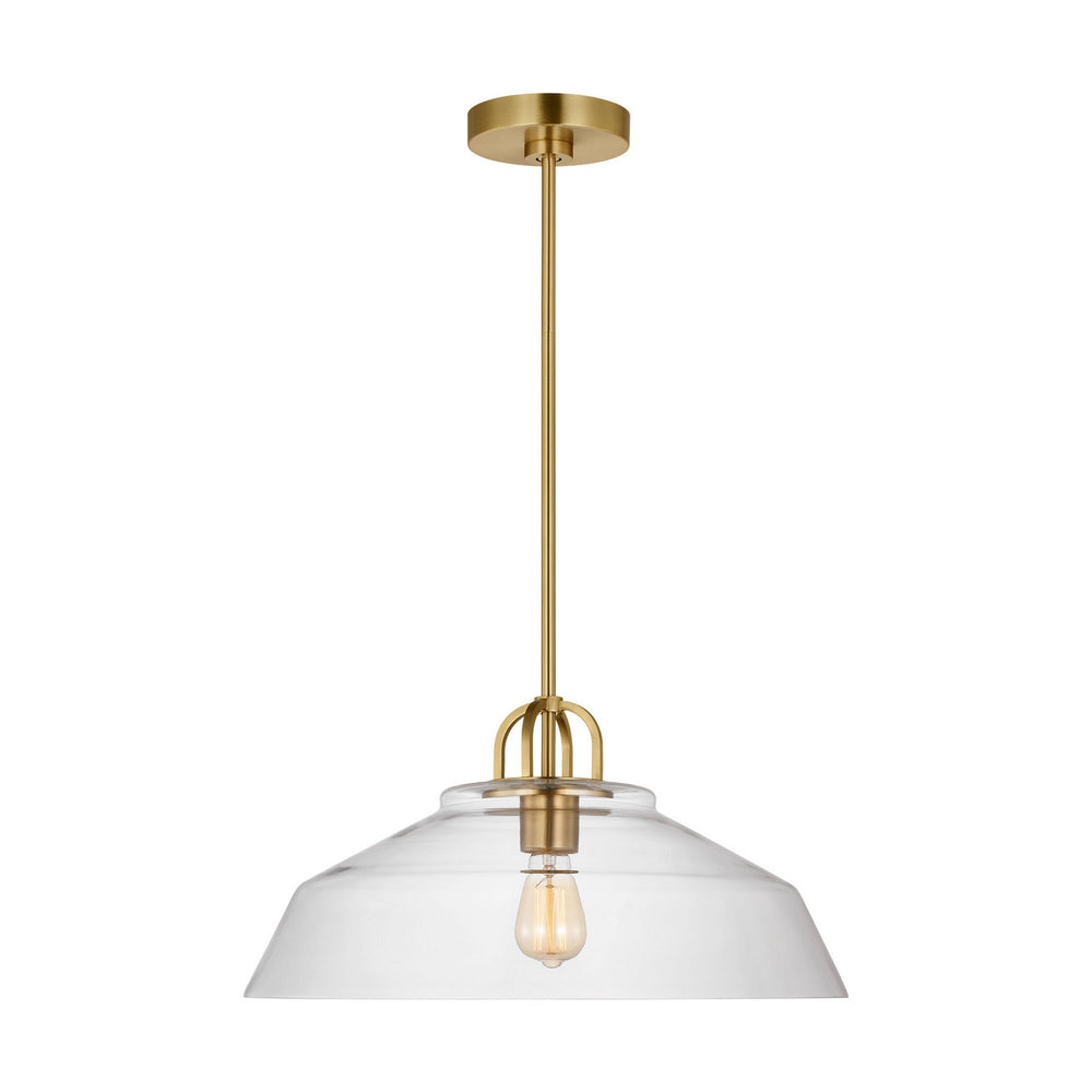 Visual Comfort Studio Canada - One Light Pendant - Payton - Satin Brass- Union Lighting Luminaires Decor