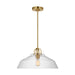 Visual Comfort Studio Canada - One Light Pendant - Payton - Satin Brass- Union Lighting Luminaires Decor
