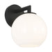 Generation Lighting Canada - One Light Outdoor Wall Lantern - Toca - Textured Black- Union Lighting Luminaires Decor