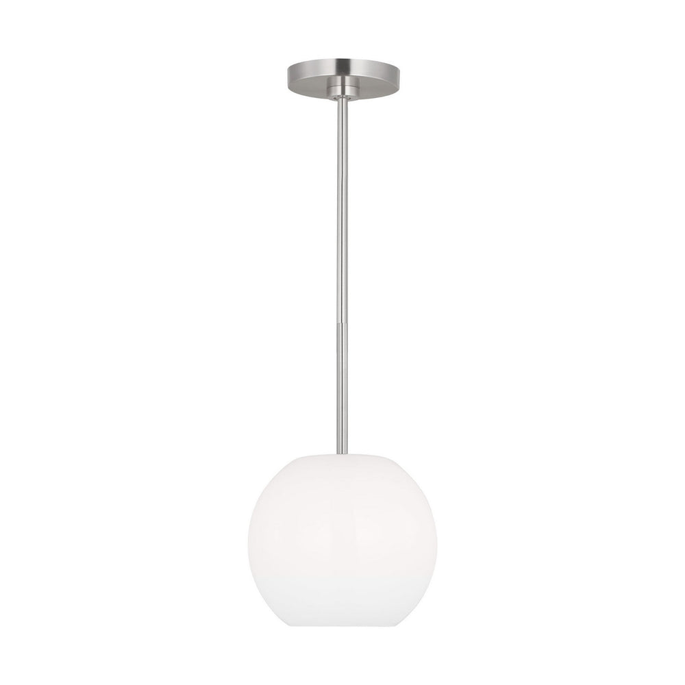 Generation Lighting Canada - One Light Mini Pendant - Rory - Brushed Steel- Union Lighting Luminaires Decor