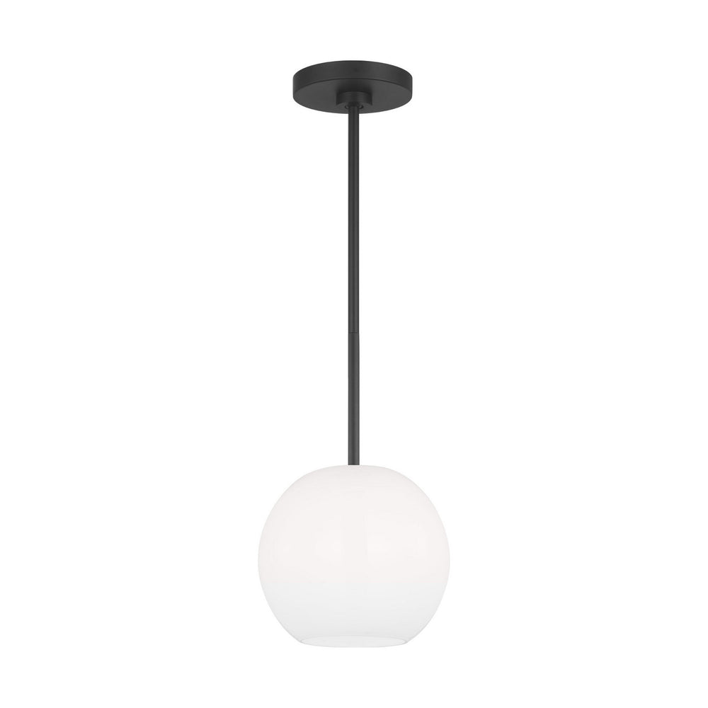 Generation Lighting Canada - One Light Mini Pendant - Rory - Midnight Black- Union Lighting Luminaires Decor