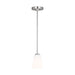 Generation Lighting Canada - One Light Mini-Pendant - Miles - Brushed Nickel- Union Lighting Luminaires Decor