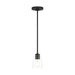 Generation Lighting Canada - One Light Mini-Pendant - Miles - Midnight Black- Union Lighting Luminaires Decor