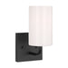 Generation Lighting Canada - One Light Vanity - Rhett - Midnight Black- Union Lighting Luminaires Decor