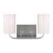Generation Lighting Canada - Two Light Vanity - Rhett - Brushed Steel- Union Lighting Luminaires Decor